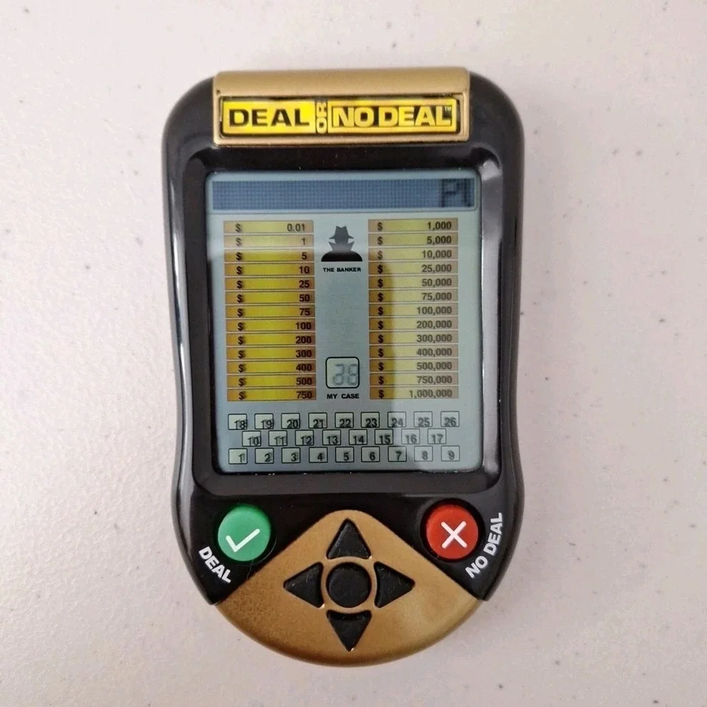Deal or No Deal Electronic Handheld Game 2006 TESTED &‎ Works NEW BATTERIES